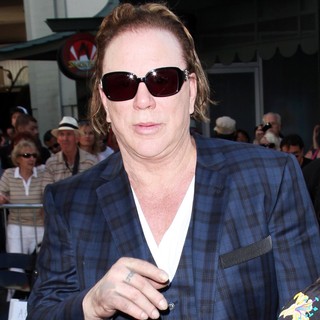 Mickey Rourke in Mickey Rourke Is Honoured with A Hand and Footprint Ceremony