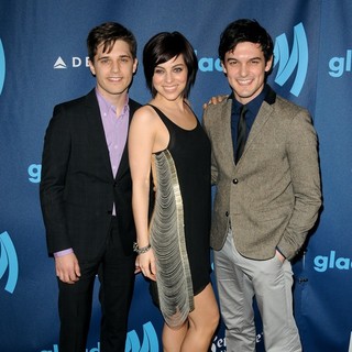 Andy Mientus, Krysta Rodriguez, Wesley Taylor in 24th Annual GLAAD Media Awards - Arrivals