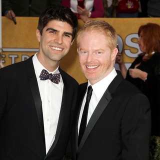 Justin Mikita, Jesse Tyler Ferguson in 19th Annual Screen Actors Guild Awards - Arrivals