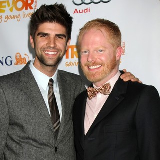 Justin Mikita, Jesse Tyler Ferguson in The Trevor Project's 2011 Trevor Live! - Arrivals