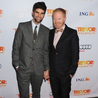 Justin Mikita, Jesse Tyler Ferguson in The Trevor Project's 2011 Trevor Live! - Arrivals