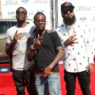 Meek Mill, Wale, Stalley in The BET Awards 2012 - Arrivals