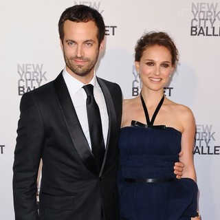 Benjamin Millepied, Natalie Portman in 2012 New York City Ballet Spring Gala: A La Francaise - Arrivals