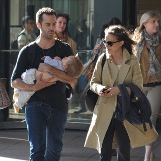 Benjamin Millepied, Natalie Portman in Natalie Portman Spotted with Benjamin Millepied Leaving The Juilliard and SAB Cafe
