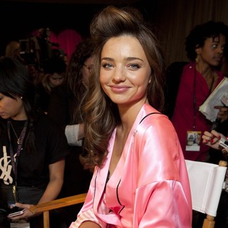 Miranda Kerr in 2012 Victoria's Secret Fashion Show - Backstage