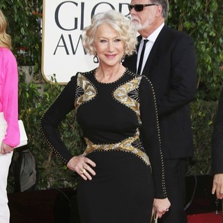 Helen Mirren, Taylor Hackford in 70th Annual Golden Globe Awards - Arrivals