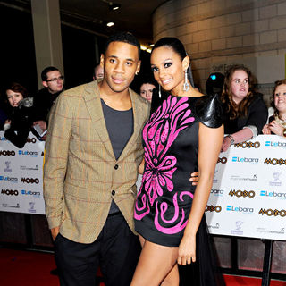 Reggie Yates, Alesha Dixon in MOBO Awards 2010