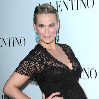 Molly Sims in The Valentino Rodeo Drive Flagship Store Opening - Arrivals