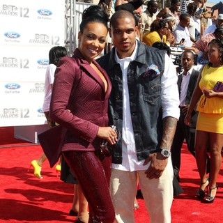 Monica, Shannon Brown in The BET Awards 2012 - Arrivals