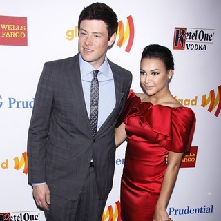 Cory Monteith, Naya Rivera in 23rd Annual GLAAD Media Awards