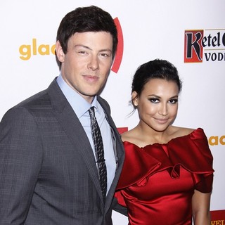 Cory Monteith, Naya Rivera in 23rd Annual GLAAD Media Awards
