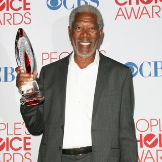Morgan Freeman in 2012 People's Choice Awards - Press Room