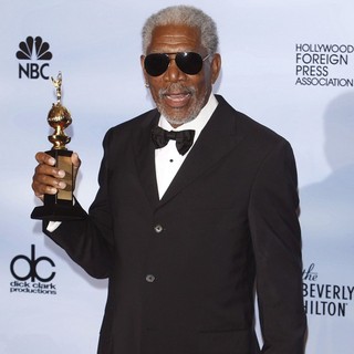 Morgan Freeman in The 69th Annual Golden Globe Awards - Press Room