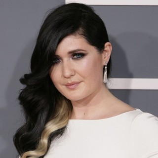 Morgan Kibby, M83 in 55th Annual GRAMMY Awards - Arrivals