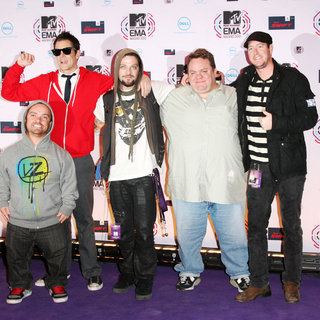 Johnny Knoxville, Bam Margera, Wee Man, Preston Lacy in MTV Europe Music Awards 2010 - Arrivals