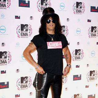 Slash in MTV Europe Music Awards 2010 - Press Room
