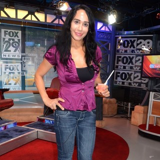 Nadya Suleman in Nadya Suleman Makes An Appearance at TV Fox 29 Station