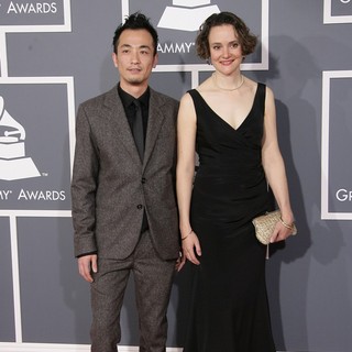 Keisuke Nakagoshi, Eva-Maria Zimmermann in 55th Annual GRAMMY Awards - Arrivals
