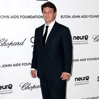 Nathan Fillion in The 20th Annual Elton John AIDS Foundation's Oscar Viewing Party - Arrivals