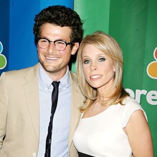 Jacob Soboroff, Cheryl Hines in 2010 NBC Upfront Presentation