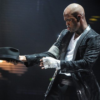 Ne-Yo in Michael Jackson Tribute Concert Held at The Cardiff Millenium Stadium