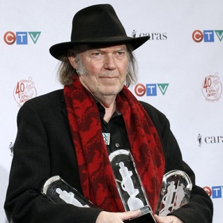 Neil Young in The 2011 JUNO Awards - Press Room
