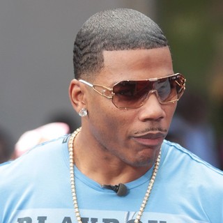 Nelly in Nelly and Joe Jonas Promote Their Show The Next on Extra