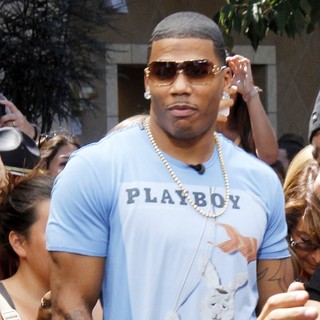 Nelly in Nelly and Joe Jonas Promote Their Show The Next on Extra