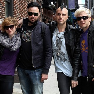 Neon Trees in Neon Trees Outside The Ed Sullivan Theater for The David Letterman Show