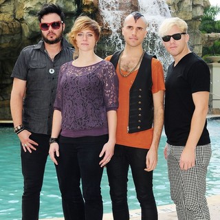 Neon Trees in Neon Trees Donate Sign Bass Guitar Memorabilia to Hard Rock Hotel