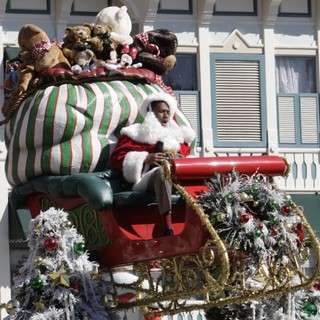 Nick Cannon in Nick Cannon Filming for The Christmas Day Parade at Disneyland