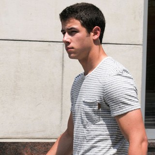 Nick Jonas, Jonas Brothers in Nick Jonas Out and About in Midtown