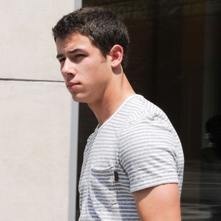 Nick Jonas, Jonas Brothers in Nick Jonas Out and About in Midtown