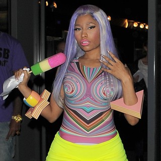 Nicki Minaj in Nicki Minaj Leaving Her Hotel