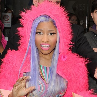 Nicki Minaj in Nicki Minaj Leaving The Kiss 100 Radio Studios