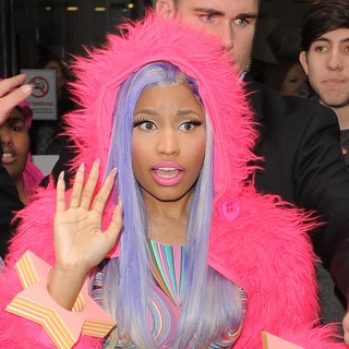 Nicki Minaj in Nicki Minaj Leaving The Kiss 100 Radio Studios