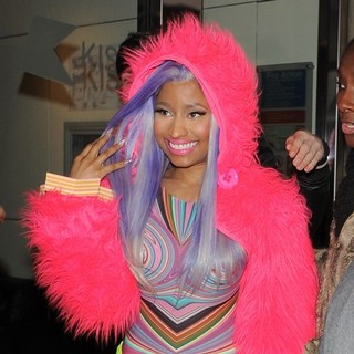 Nicki Minaj in Nicki Minaj Leaving The Kiss 100 Radio Studios