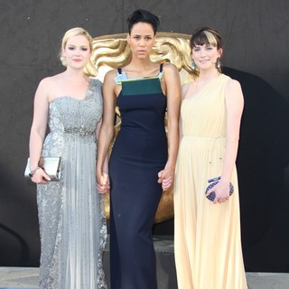 Kimberley Nixon, Zawe Ashton, Charlotte Ritchie in The 2012 Arqiva British Academy Television Awards - Arrivals