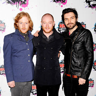 Ben Johnston, James Johnston, Simon Neil in Shockwaves NME Awards 2010 - Arrivals