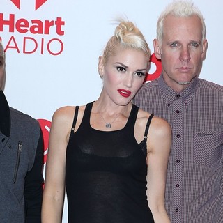 Gwen Stefani, Tom Dumont, No Doubt in 2012 iHeartRadio Music Festival - Day 1 - Arrivals