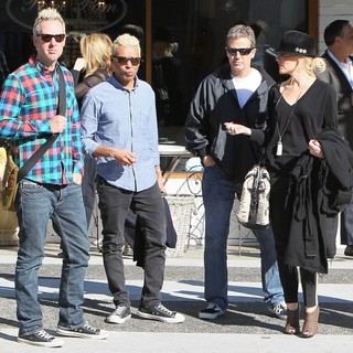 No Doubt Leaving Lunch at Porta Via