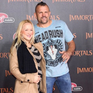 Heidi Northcott, Chuck Liddell in Immortals 3D Los Angeles Premiere