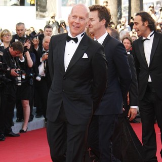 Bruce Willis, Edward Norton in Moonrise Kingdom Premiere - During The Opening Ceremony of The 65th Cannes Film Festival