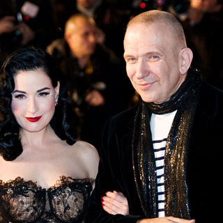 Dita Von Teese, Jean Paul Gaultier in NRJ Music Awards 2010