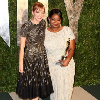 Ahna O'Reilly, Octavia Spencer in 2012 Vanity Fair Oscar Party - Arrivals