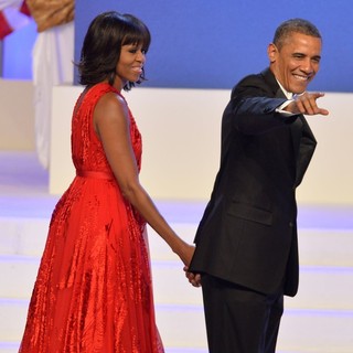 Michelle Obama, Barack Obama in The Inaugural Ball