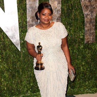 Octavia Spencer in 2012 Vanity Fair Oscar Party - Arrivals - octavia-spencer-2012-vanity-fair-oscar-party-03