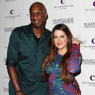 Lamar Odom, Khloe Kardashian in Kim Kardashian Celebrates Her birthday