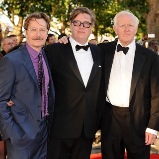 Gary Oldman, Tomas Alfredson, John le Carre in The Premiere of Tinker, Tailor, Soldier, Spy