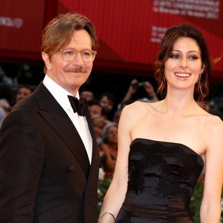 Gary Oldman, Alexandra Edenborough in The 68th Venice Film Festival - Day 6 - Tinker, Tailor, Soldier, Spy - Premiere